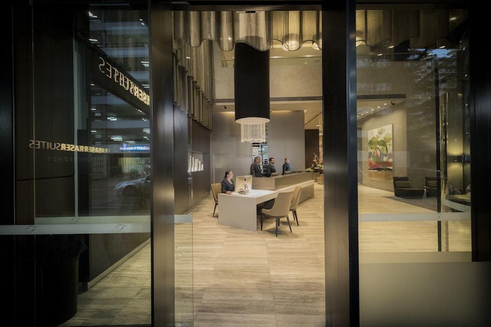 Fraser Suites Sydney Exterior foto The lobby of the hotel