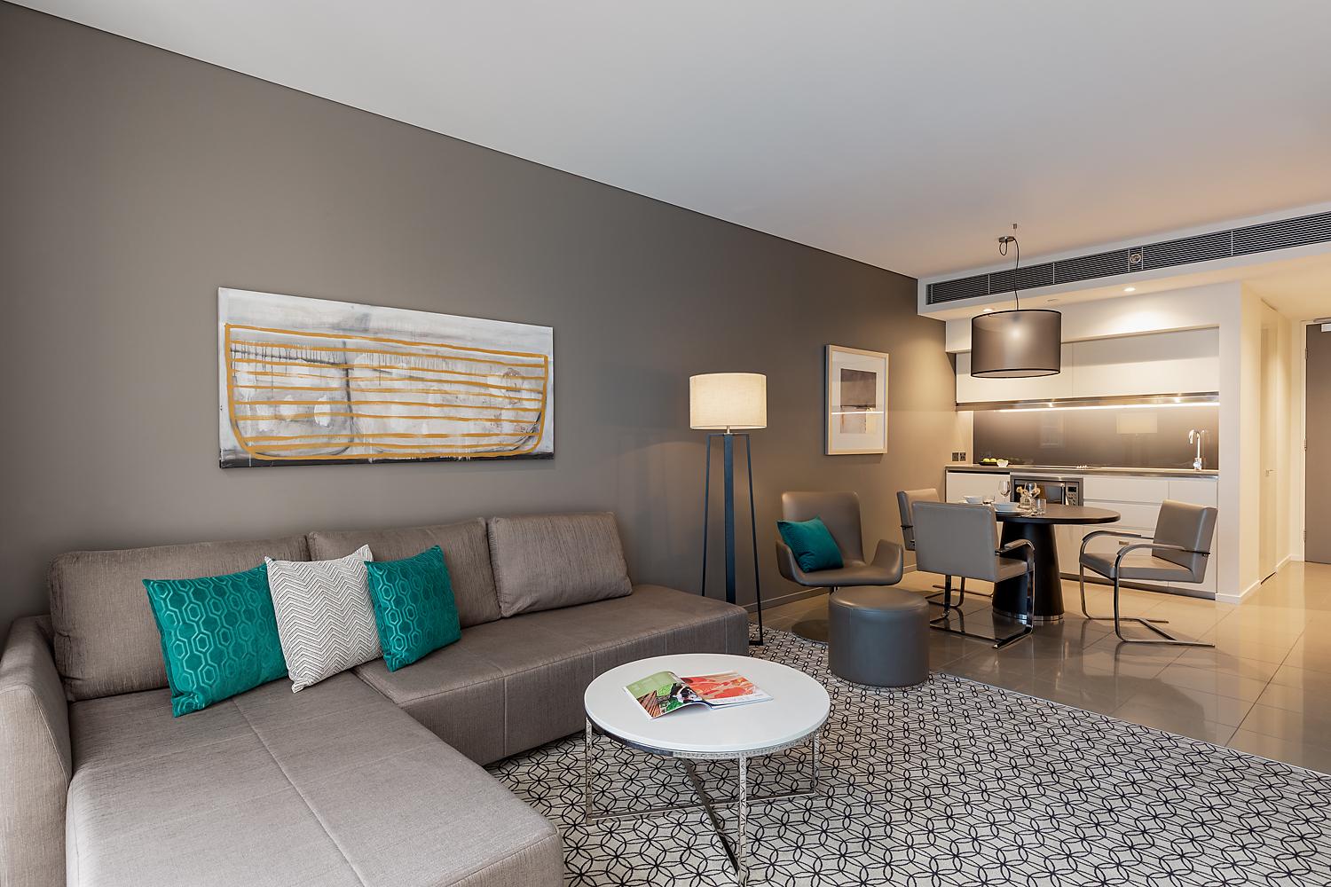 Fraser Suites Sydney Exterior foto A living room