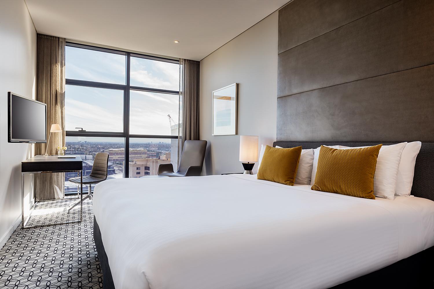 Fraser Suites Sydney Exterior foto A room at the hotel