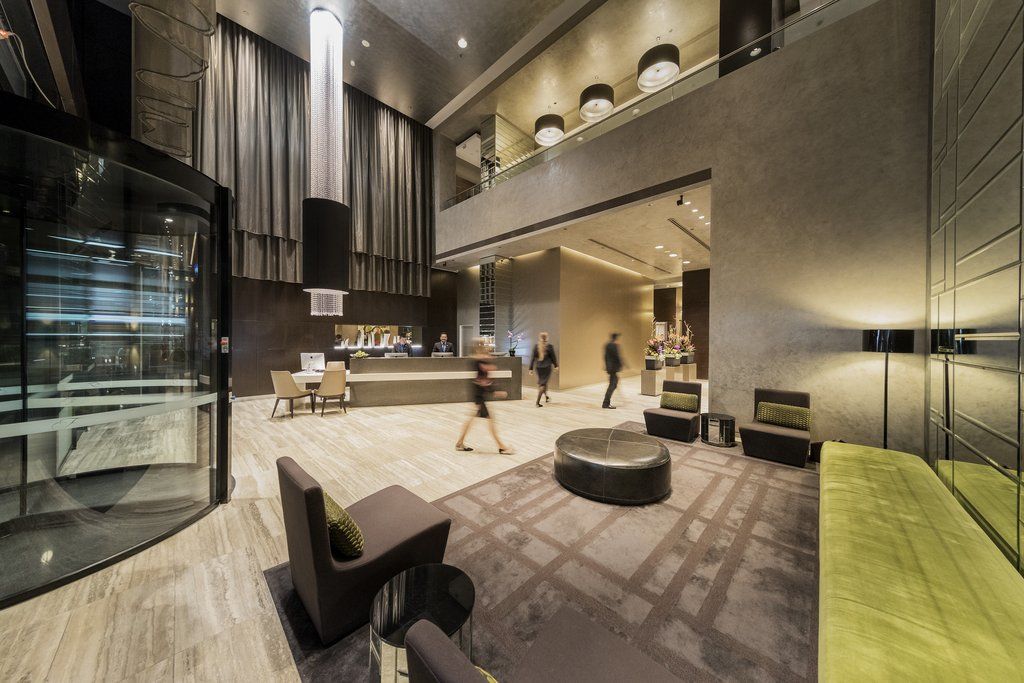 Fraser Suites Sydney Exterior foto The lobby of the hotel